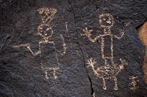 Pictogram: Petroglyph National Monument. Petroglyphs. New Mexico. USA