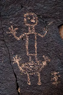 Pictogram: Petroglyph National Monument. Petroglyphs. New Mexico. USA