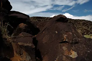 Pictogram: Petroglyph National Monument. Petroglyphs. New Mexico. USA