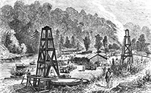 Resource: Petroleum field in Pennsylvania around 1860