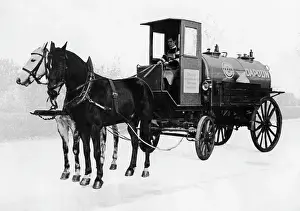 Grocery: Petroleum wagon, around 1920