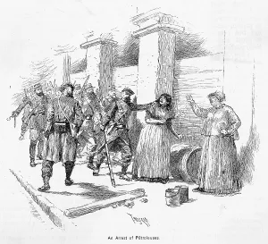 Petroleuses: PETROLEUSES ARRESTED