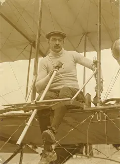 Petrovsky: De Petrovsky on his Somner Biplane