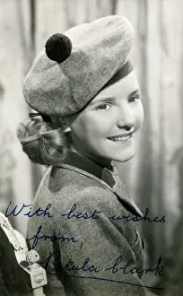 Autographed: Petula Clark - British singer, actress and composer