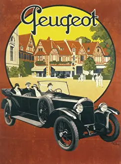 Peugeot: Peugeot advertising poster