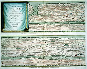 Peutinger: Peutinger Table - Segmentum Primum and Secundum