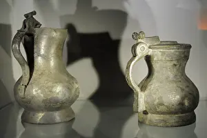 Tankard: Pewter tankards