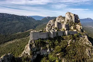 Aragon: Peyrepertuse Castle, Duilhac-sous-Peyrepertuse, Aude, France
