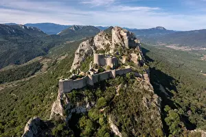 Aragon: Peyrepertuse Castle, Duilhac-sous-Peyrepertuse, Aude, France