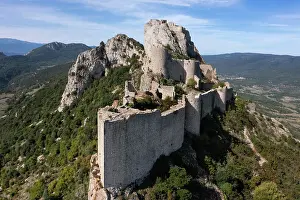 Aragon: Peyrepertuse Castle, Duilhac-sous-Peyrepertuse, Aude, France
