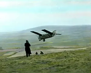 Tandem: The Peyret Tandem Glider immediately after its launch