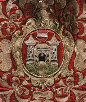 Gangl: Detail of a Pfingstornats in the Stadtpfarrkirche (parish?