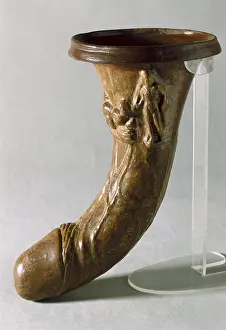 Drinker: Phallic rython with erotic representations found