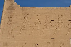 Disc: Pharaoh before gods. Edfu. Egypt