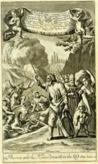 Drowned: Pharaoh and his host drowned in the Red Sea