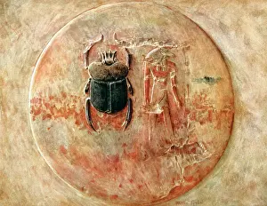 1817: Pharaoh Seti 1st; Tomb's seal: The scarab and