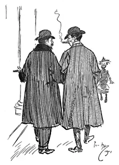 Theatreland: Phil May having a funny chat to an actor - Off for a drink