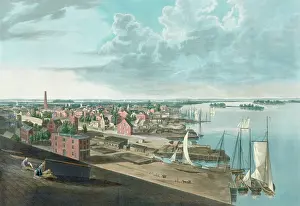 Schuylkill: Philadelphia. From fair mount looking down the river Schuylk