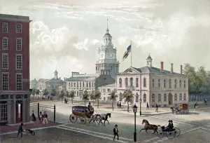 Kollner: Philadelphia. A view of Independence Hall, ?