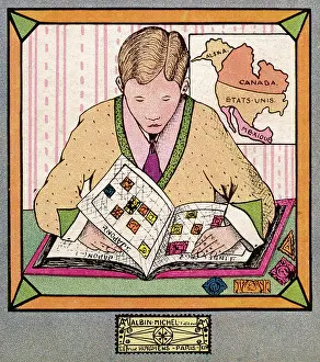 Philately: PHILATELIST AT WORK