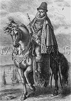 Trappings: Philip II, King of Spain, on horseback