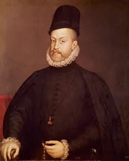 Habsburg: Philip II of Spain (1527-1598). King of Spain and Portugal
