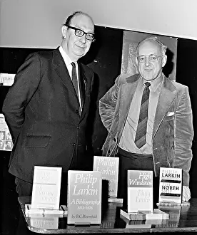 Bloomfield: Philip Larkin and Barry Bloomfield at the ?