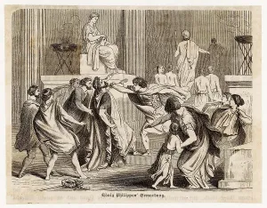 Pausanias: PHILIP OF MACEDON KILLED