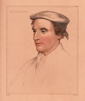 Dessin: Philip Melanchton or unidentified man