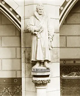 Wittenberg: Philipp Melanchthon statue in Wittenberg, 1906