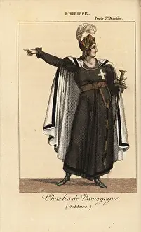 Almanach: Philippe as Charles de Bourgogne in Solitaire
