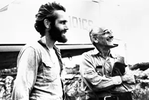Cousteau: Philippe Cousteau and father Jacques Cousteau.. ?