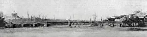 19 Century: Philippines. Manila. Bridge of Spain over the Pasig River