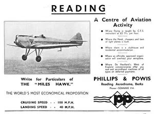 Powis: Phillips & Powis - Miles Hawk - Reading Aerodrome