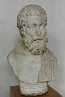 Rockefeller: Philosopher. Bust. Marble. Samaria. Roman period, 1st centur