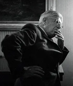 Bloch: Philosopher Ernst Bloch at the symposium on the