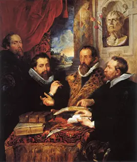 1611: The Four Philosophers, by Rubens