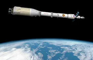 Modules: Phobos mission rocket system ready for departure