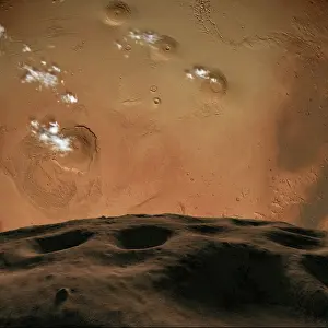 Craters: Phobos orbits so close to Mars that the planet would fill ?