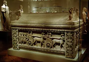 Attendant: Phoenician art. Cyprus. The Amathus sarcophagus