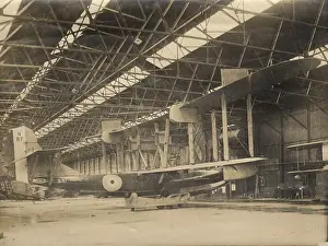 Brough: Phoenix P5 Cork MkII N87 inside the hangar at Brough