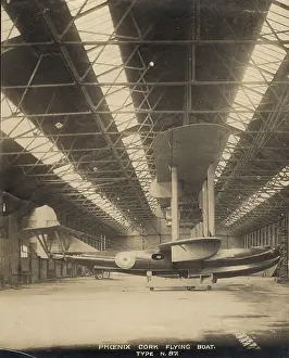 Brough: Phoenix P5 Cork MkII N87 inside the hangar at Brough