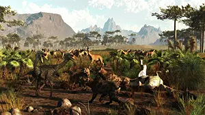 Variation: Phorusrhacos, Smilodons and Macrauchenia in ancient ?