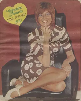 Songstress: Photo of Cilla Black in Disc & Music Echo, 14th February 197