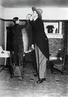 Centimetre: The photo shows a Japanese with a