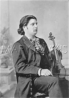 Ysaye: PHOTO, YSAYE WITH VIOLIN