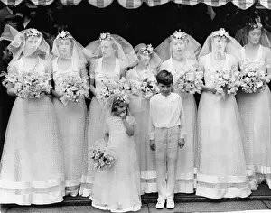 23th: Photocall of the bridesmaids