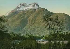 Ridge: Photochrom print of Devil's Armchair, Arthur River