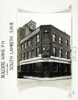 Lambeth: Photograph of Builders Arms, Lambeth, London