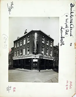 Lambeth: Photograph of Builders Arms, Lambeth, London